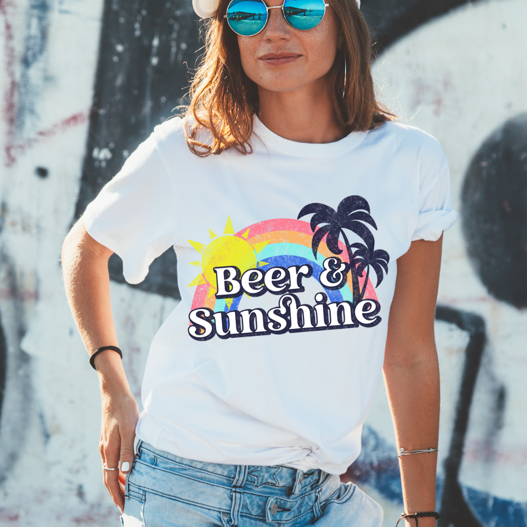 Beer & Sunshine - DTF TRANSFER New Design
