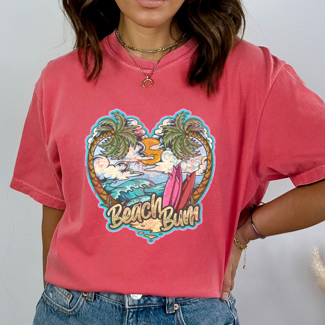 Beach Bum - DTF TRANSFER New Design