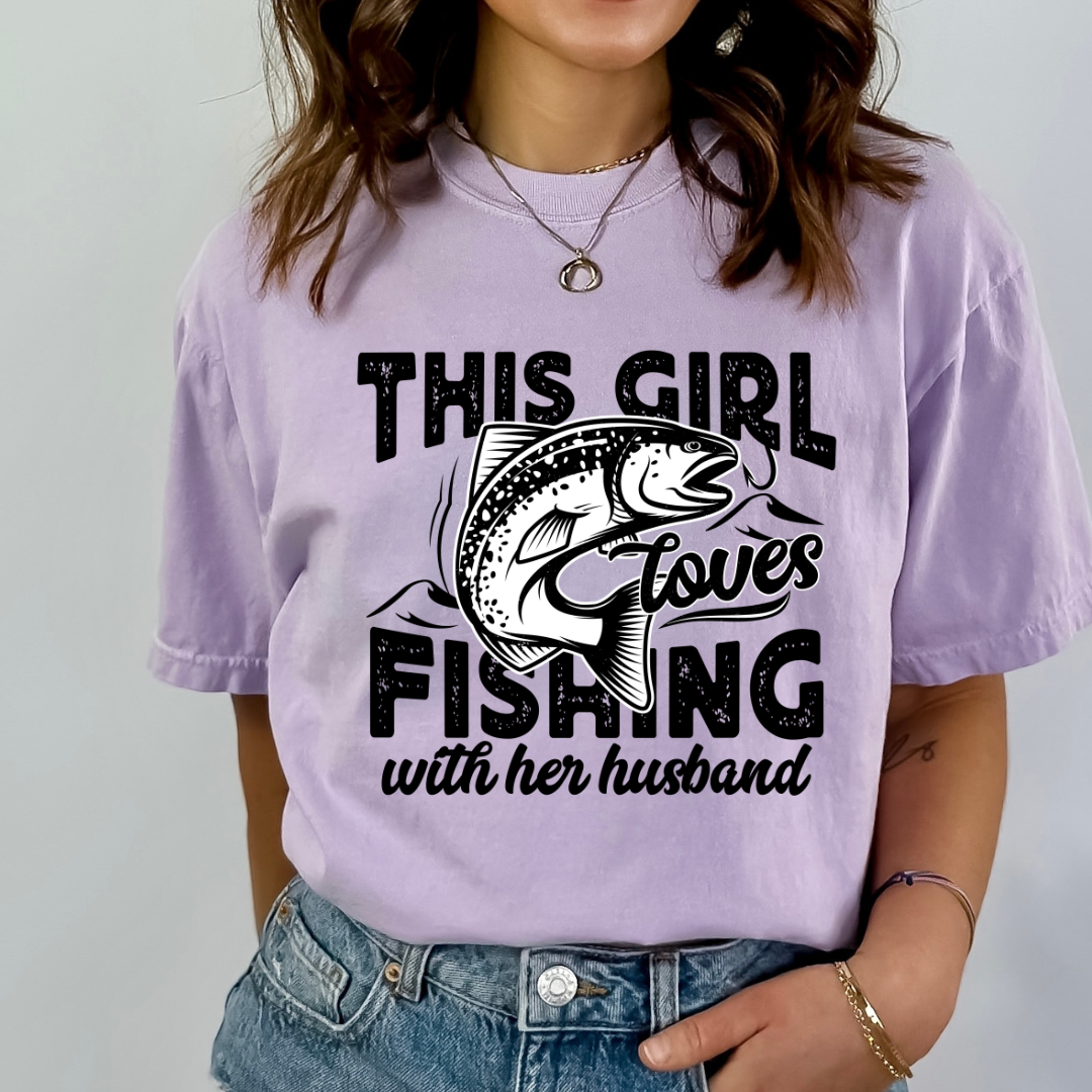 This Girl Loves Fishing - DTF TRANSFER