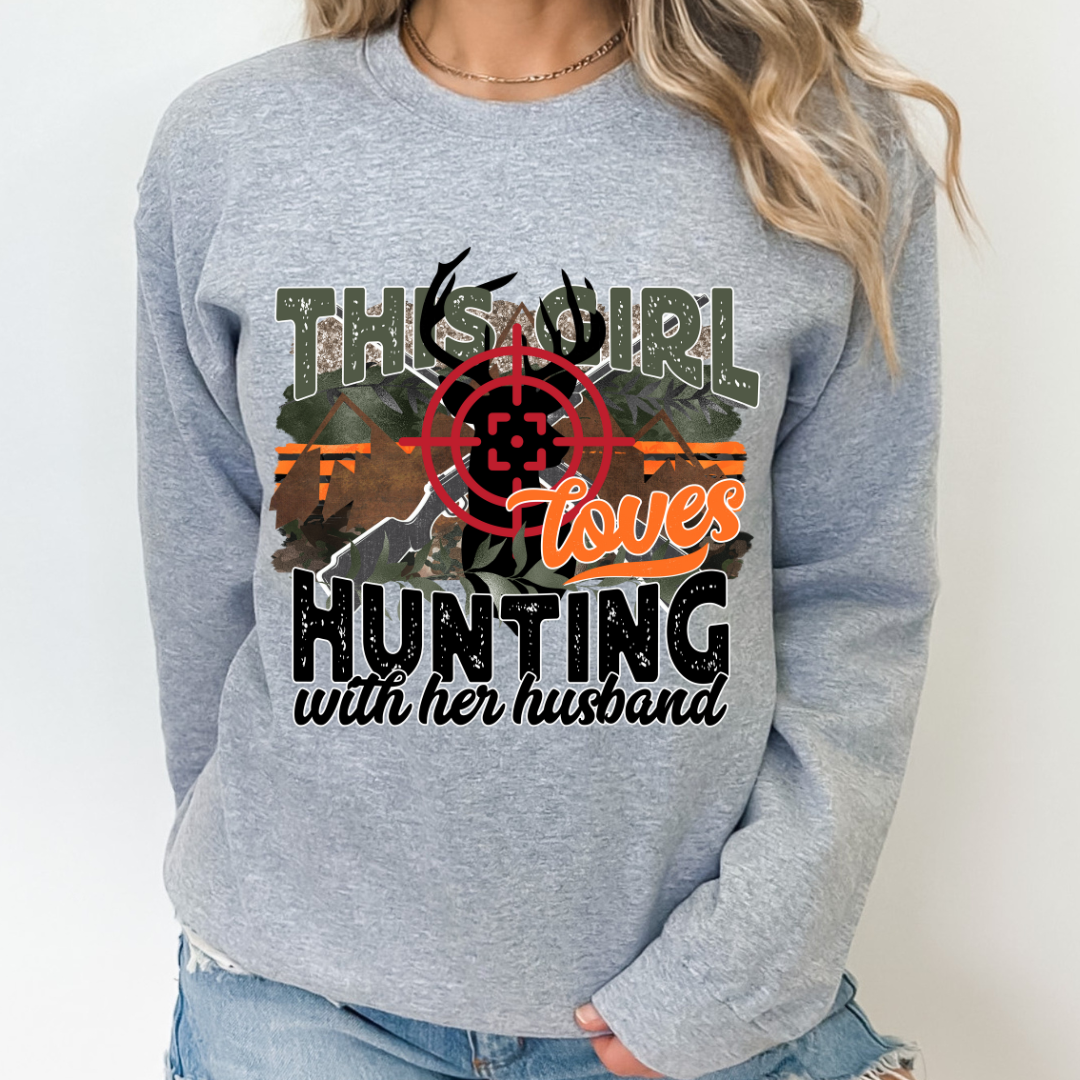 This Girl Loves Hunting - DTF TRANSFER