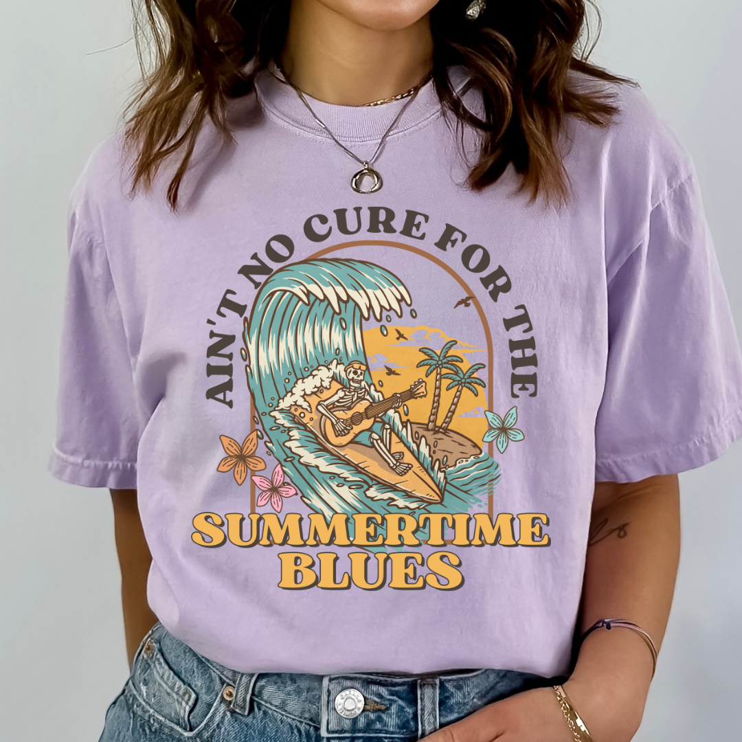 Summertime Blues - DTF TRANSFER New Design