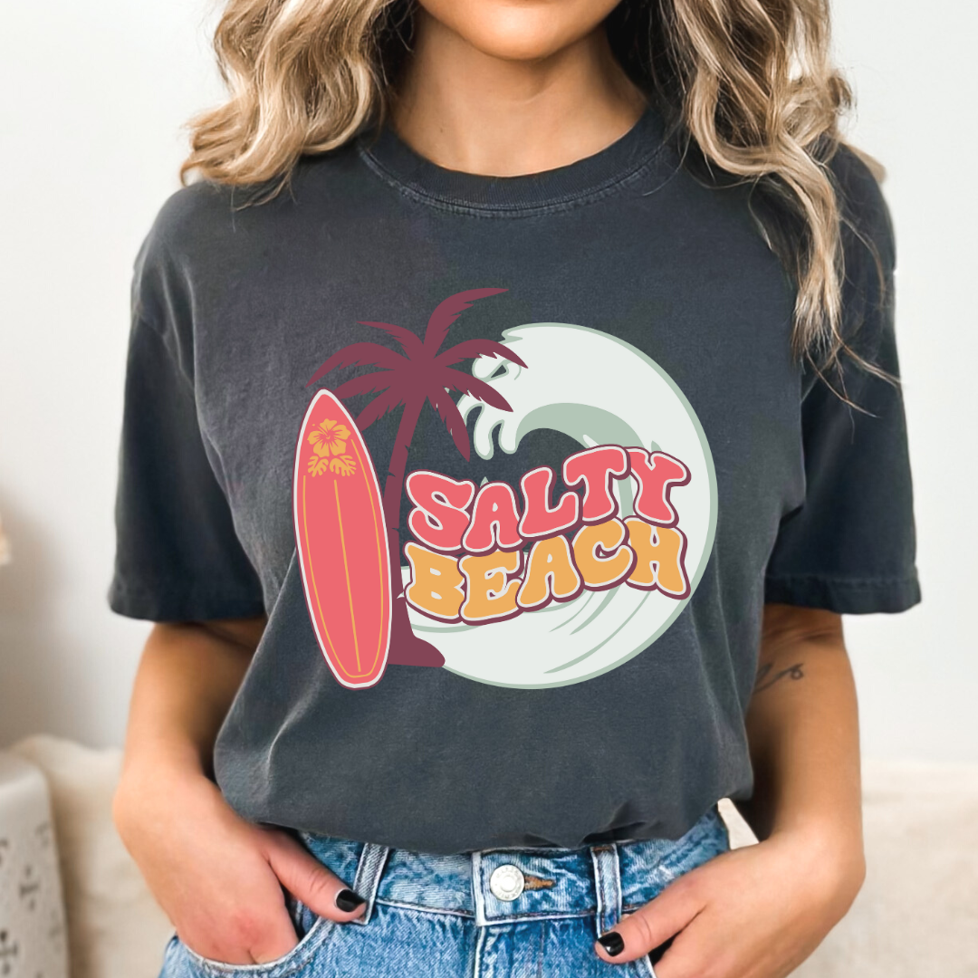 Salty Beach - DTF TRANSFER New Design