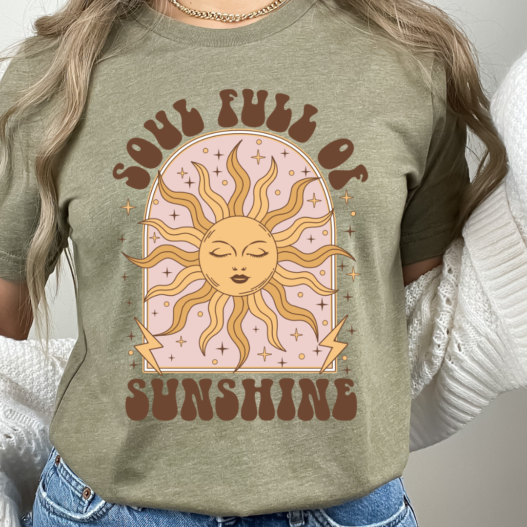 SOUL FULL OF SUNSHINE - DTF TRANSFER New Design