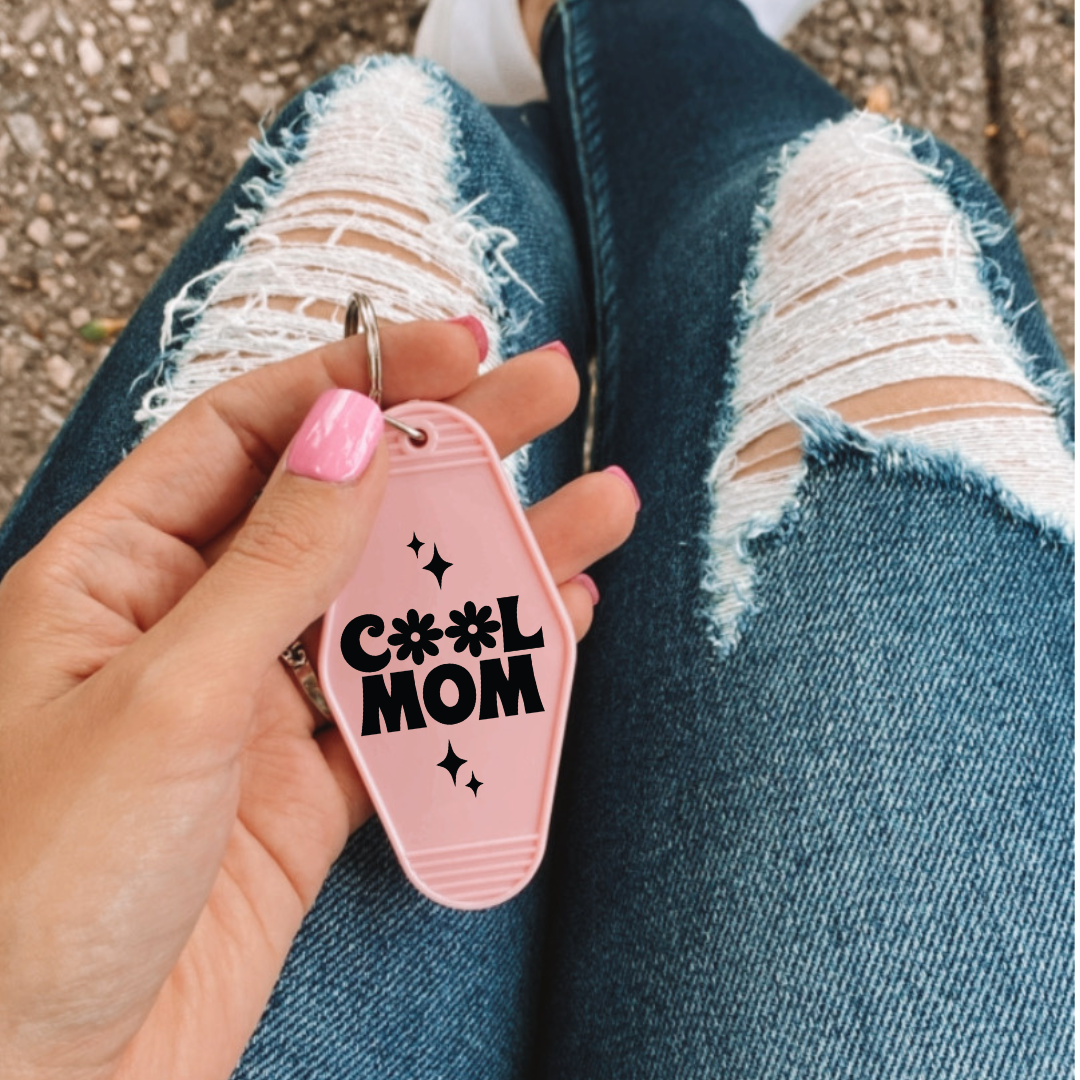 Cool Mom UV DTF MOTEL KEY STICKER