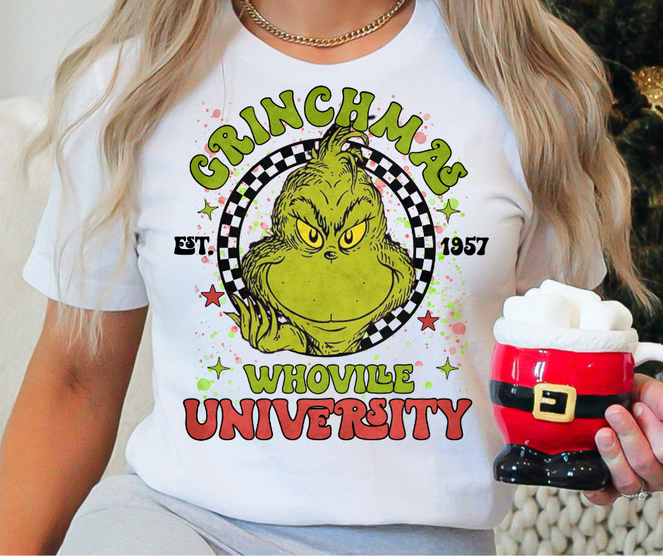 Grinchmas University - DTF TRANSFER