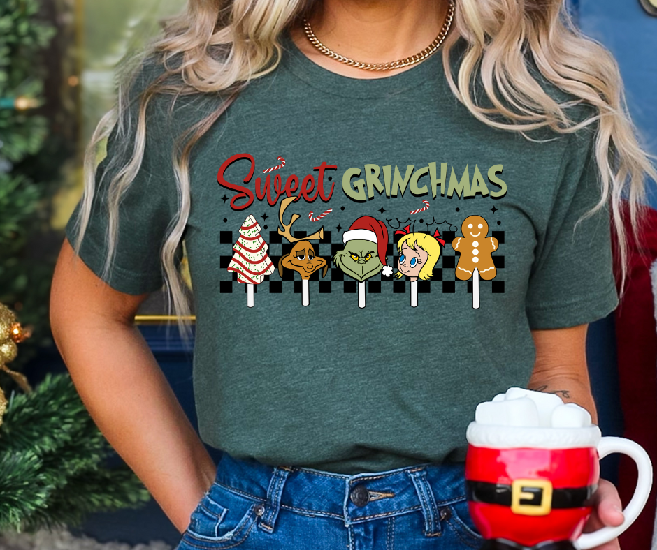 Sweet Grinchmas - DTF TRANSFER New Design