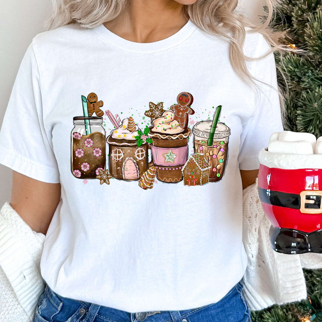 Gingerbread Cups - DTF TRANSFER New Design