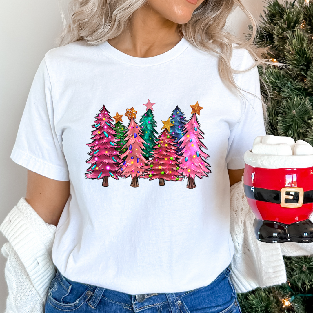 Festive Trees - DTF TRANSFER New Design