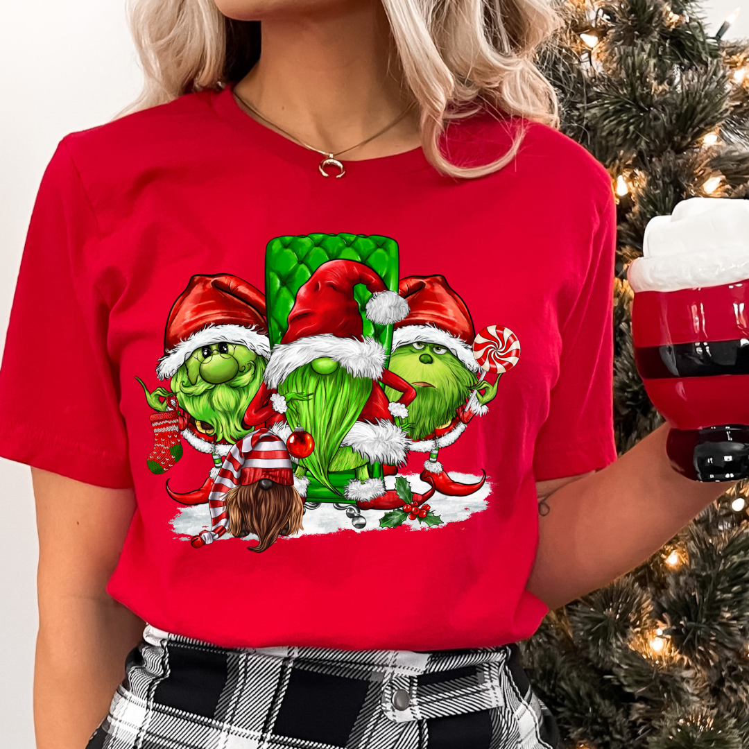Grinchy Gnomes - DTF TRANSFER