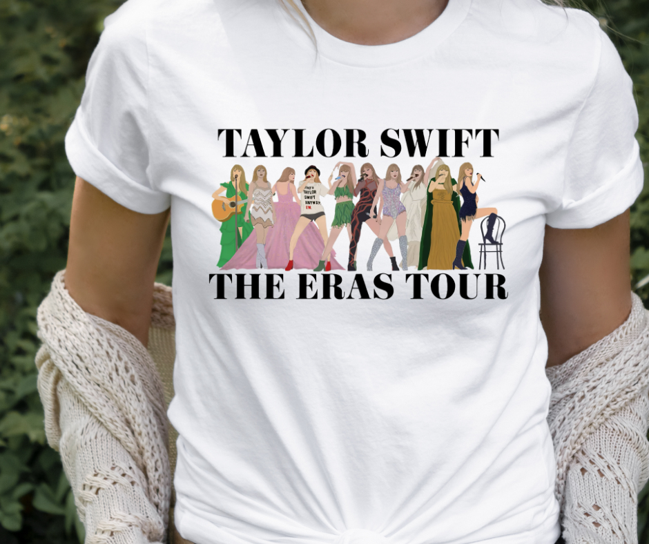 Eras Tour Relaxed Unisex Tee – Lemon Drop Transfer Shop