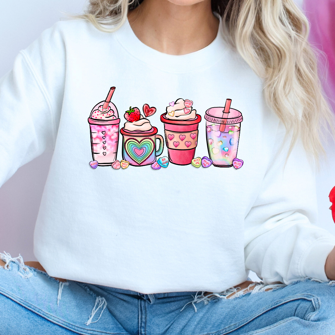 Valentines Cups DTF TRANSFER