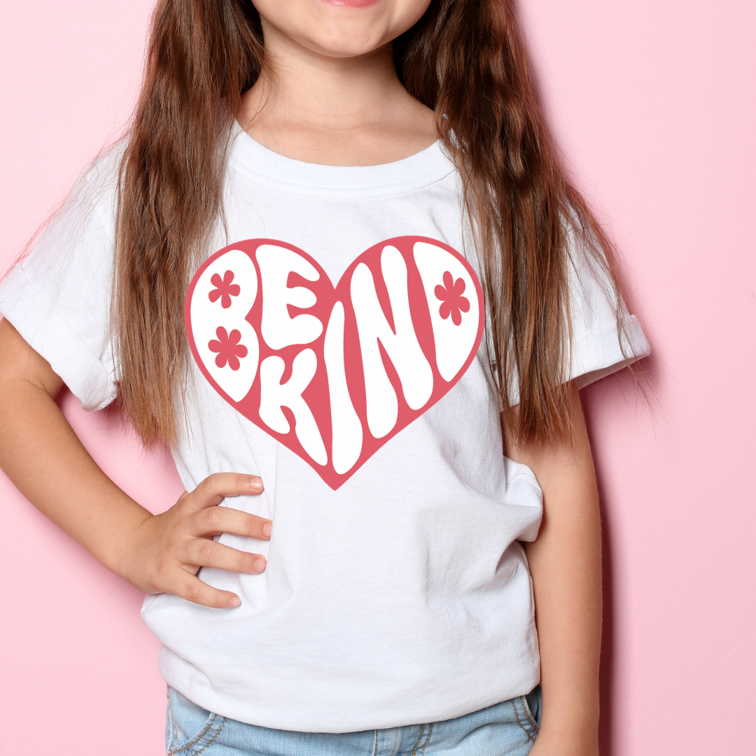 Be Kind Heart Kids DTF TRANSFER