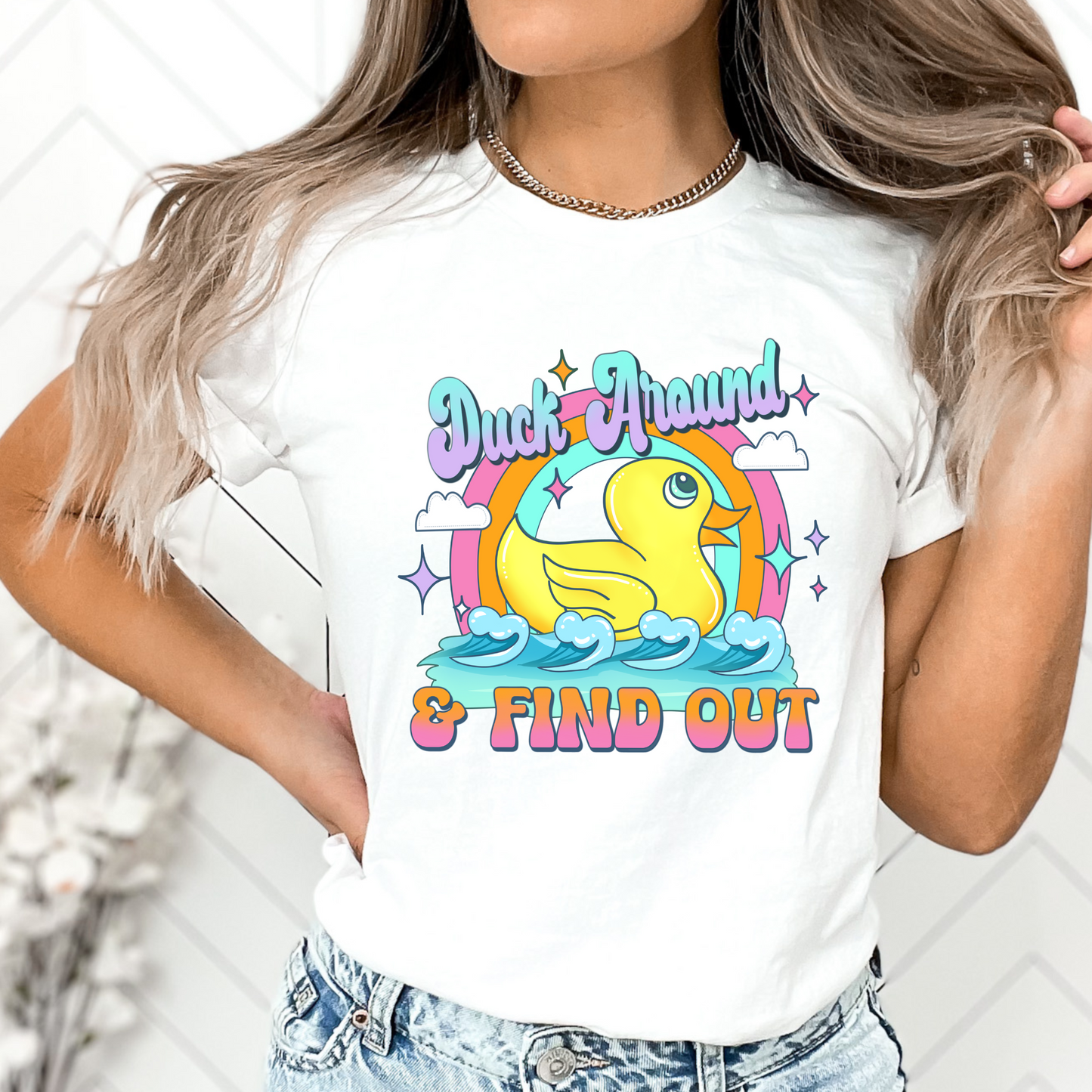 DUCK AROUND - DTF TRANSFER