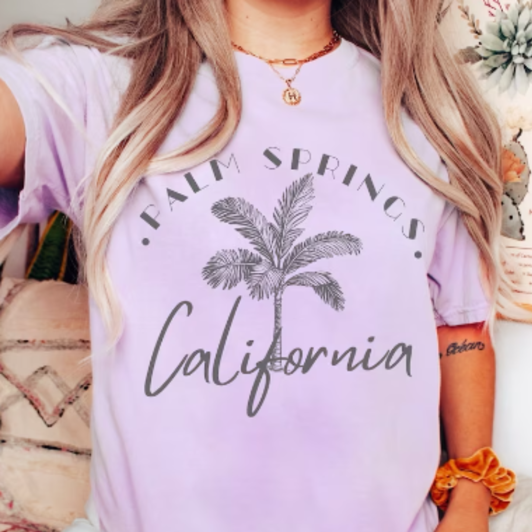 Palm Springs California READY TO PRESS DTF TRANSFER