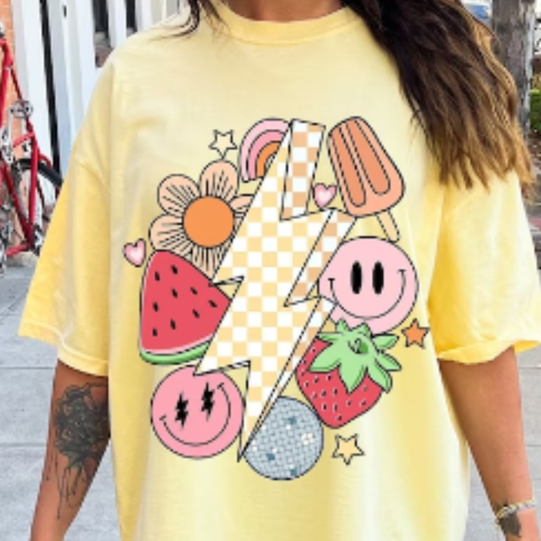 Summer Vibes READY TO PRESS DTF TRANSFER