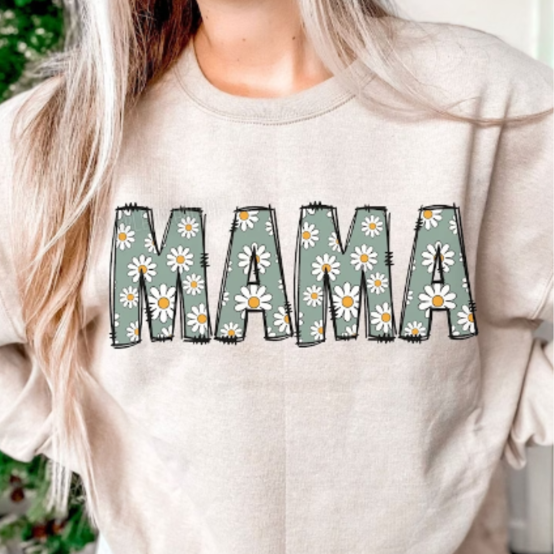 Daisy Mama READY TO PRESS DTF TRANSFER