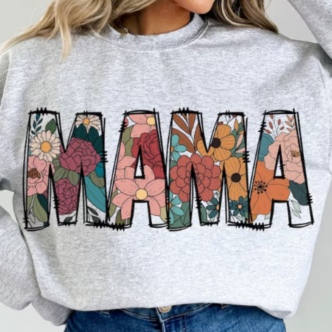 Floral Mama READY TO PRESS DTF TRANSFER