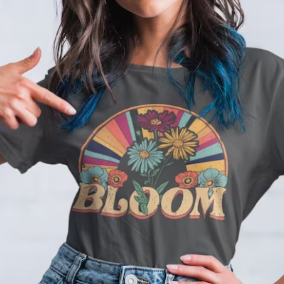 Bloom READY TO PRESS DTF TRANSFER