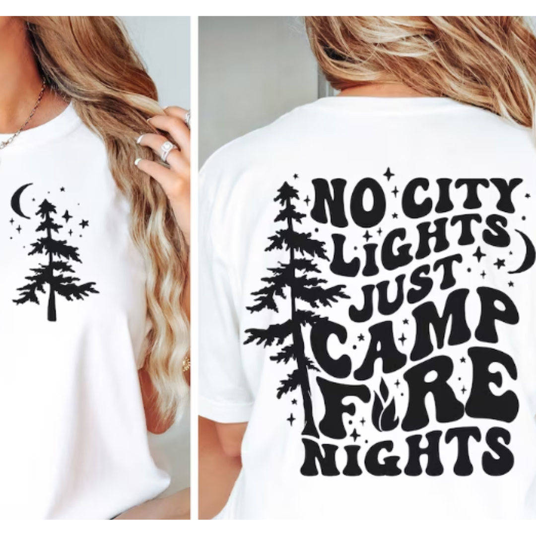 No City Lights Pocket And Back READY TO PRESS DTF TRANSFER