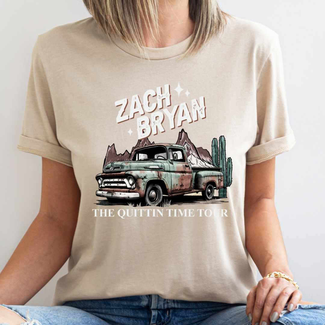 Zach Bryan READY TO PRESS DTF TRANSFER