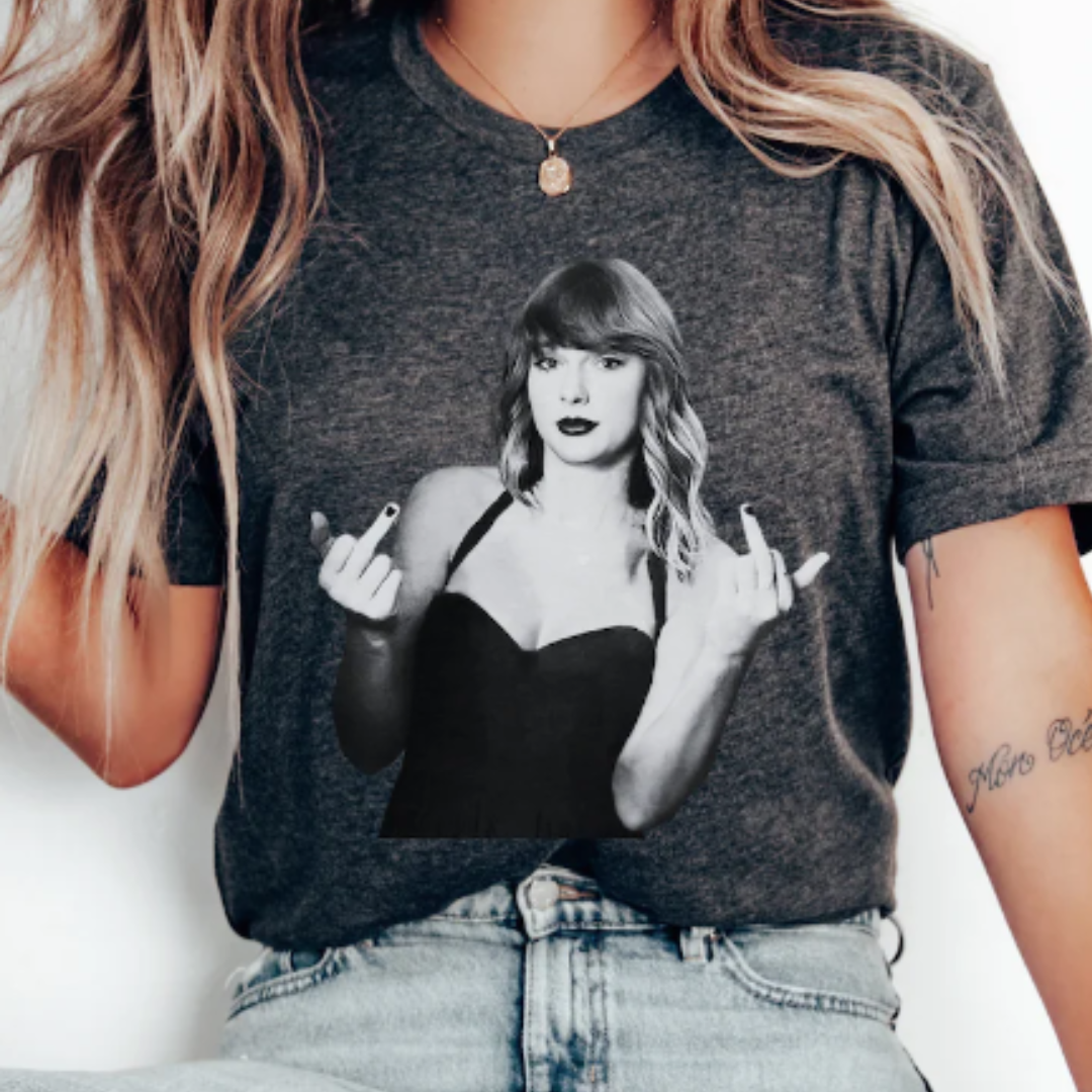 Taylor Middle Finger - DTF TRANSFER New Design