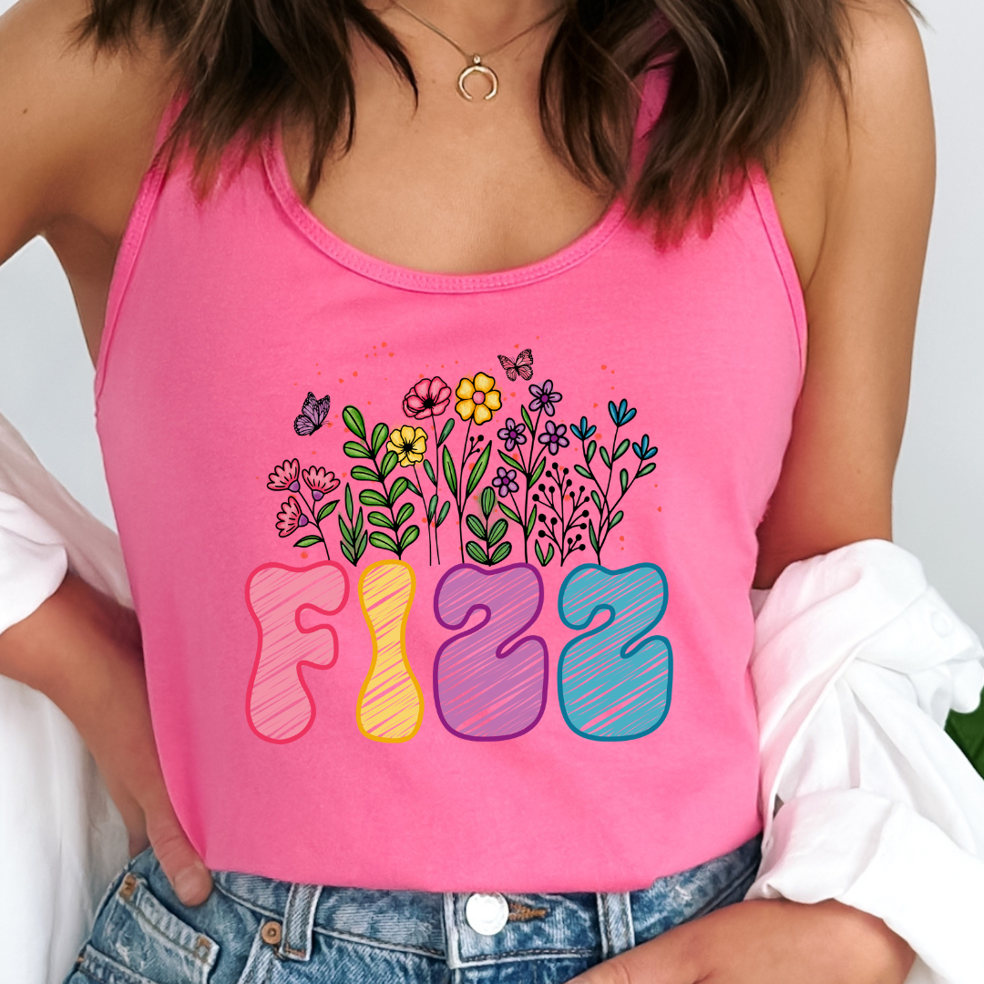 Floral Fizz - DTF TRANSFER