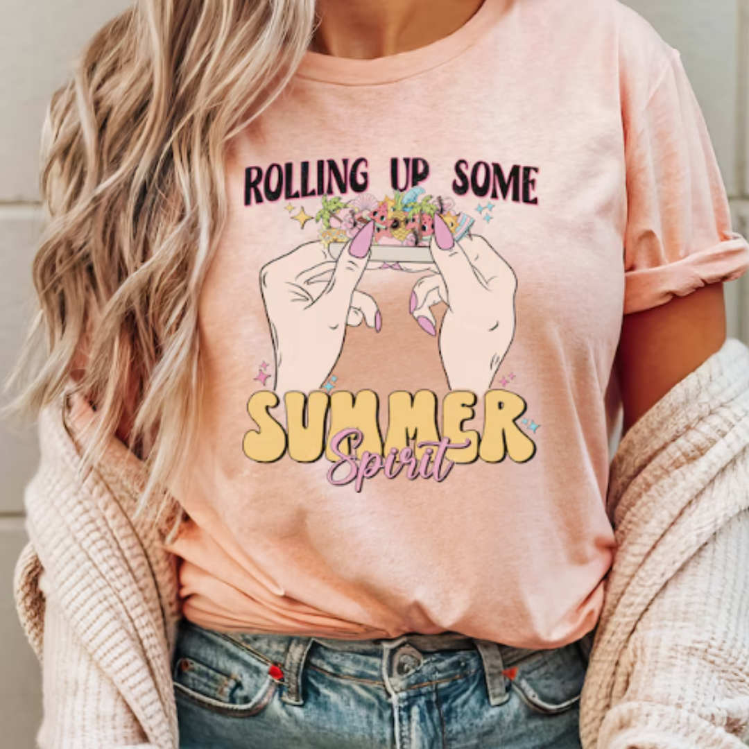 Rollin up some Summer Spirit READY TO PRESS DTF TRANSFER