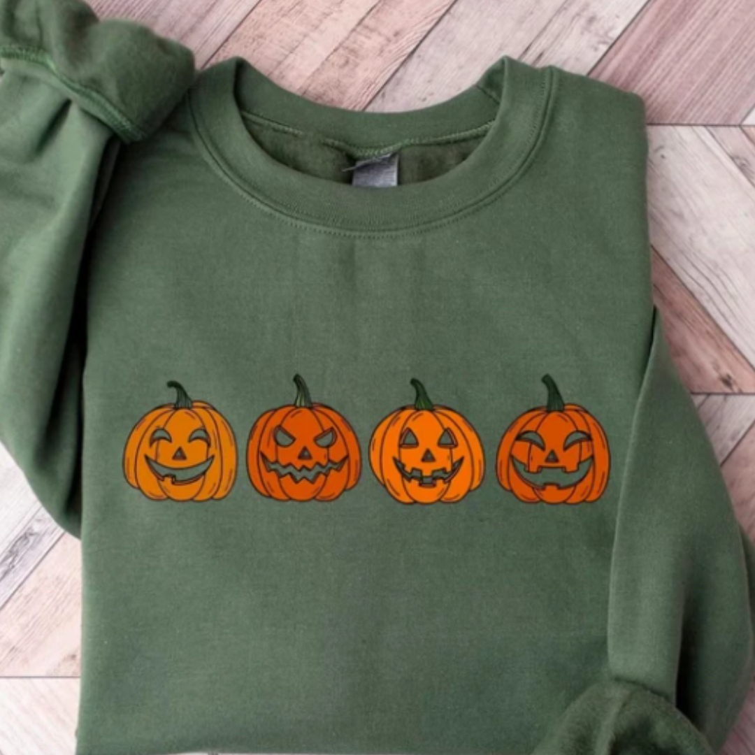Four Pumpkins READY TO PRESS DTF TRANSFER