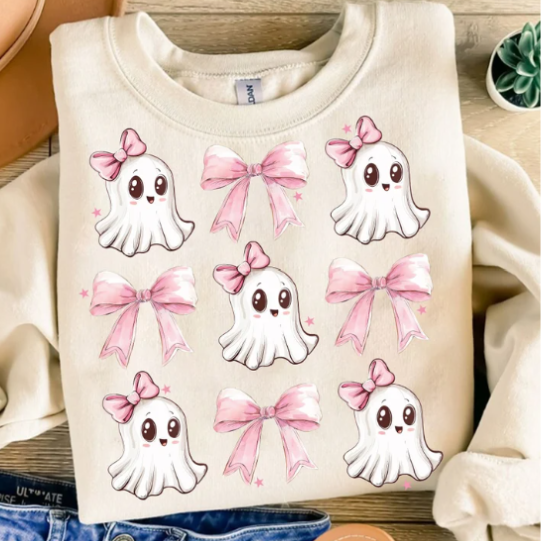 Ghosts and Bows READY TO PRESS DTF TRANSFER