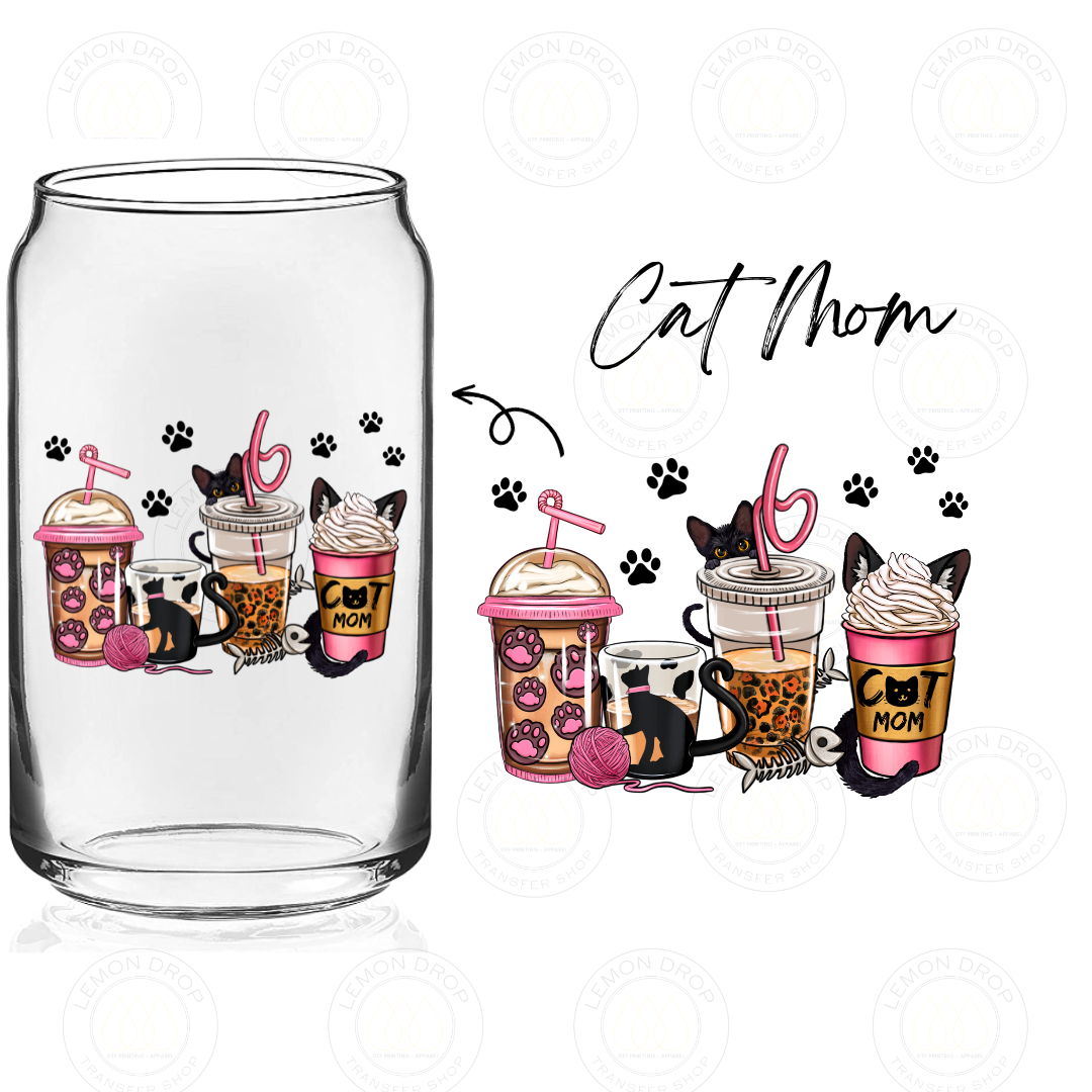 Cat Mom UV DTF STICKER