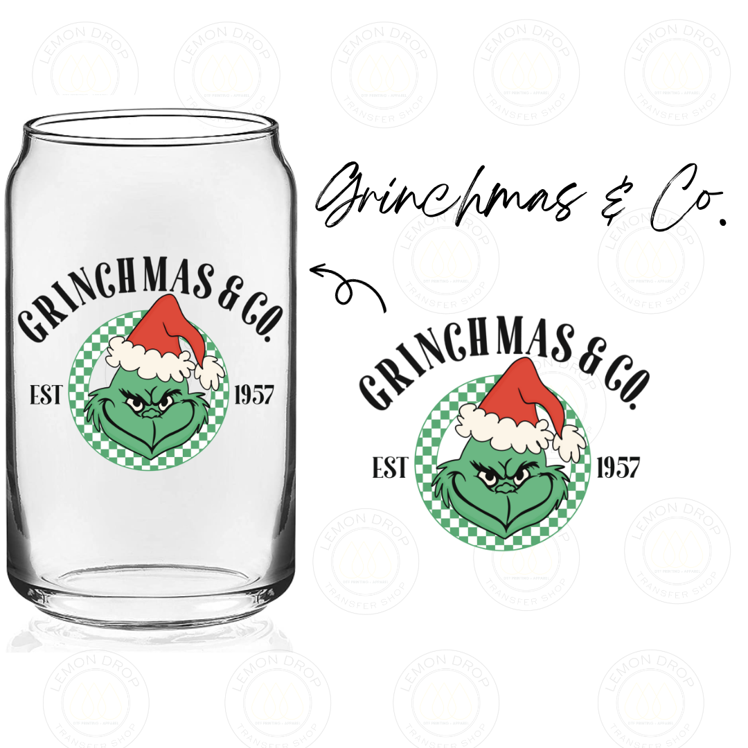 Grinchmas & Co. DOUBLE - SIDED UV DTF STICKER