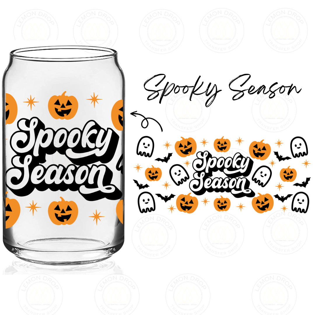 Spooky Season UV DTF 16OZ CUP WRAP