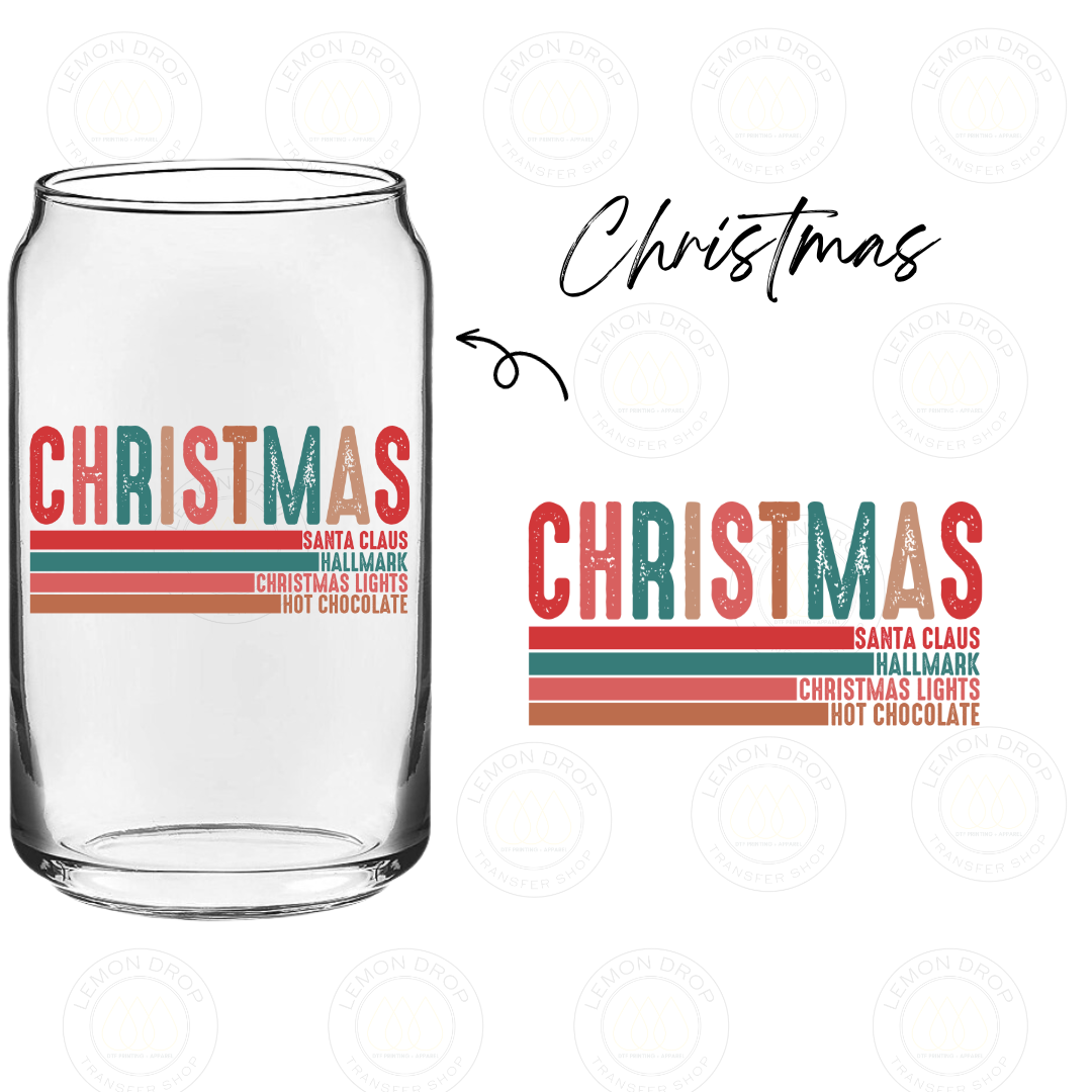 Christmas UV DTF STICKER