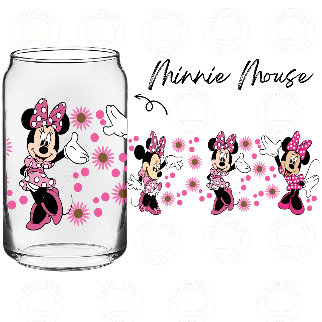 Minnie Mouse UV DTF 16OZ CUP WRAP