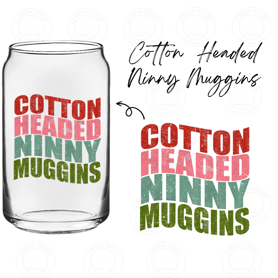 Cotton Headed Ninny Muggins DOUBLE-SIDED UV DTF STICKER