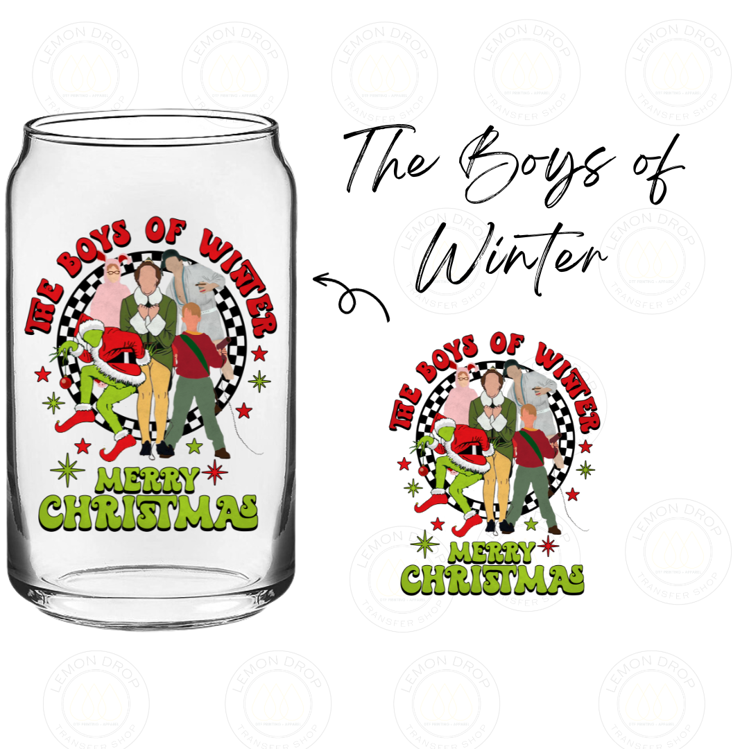 The Boys of Winter UV DTF STICKER