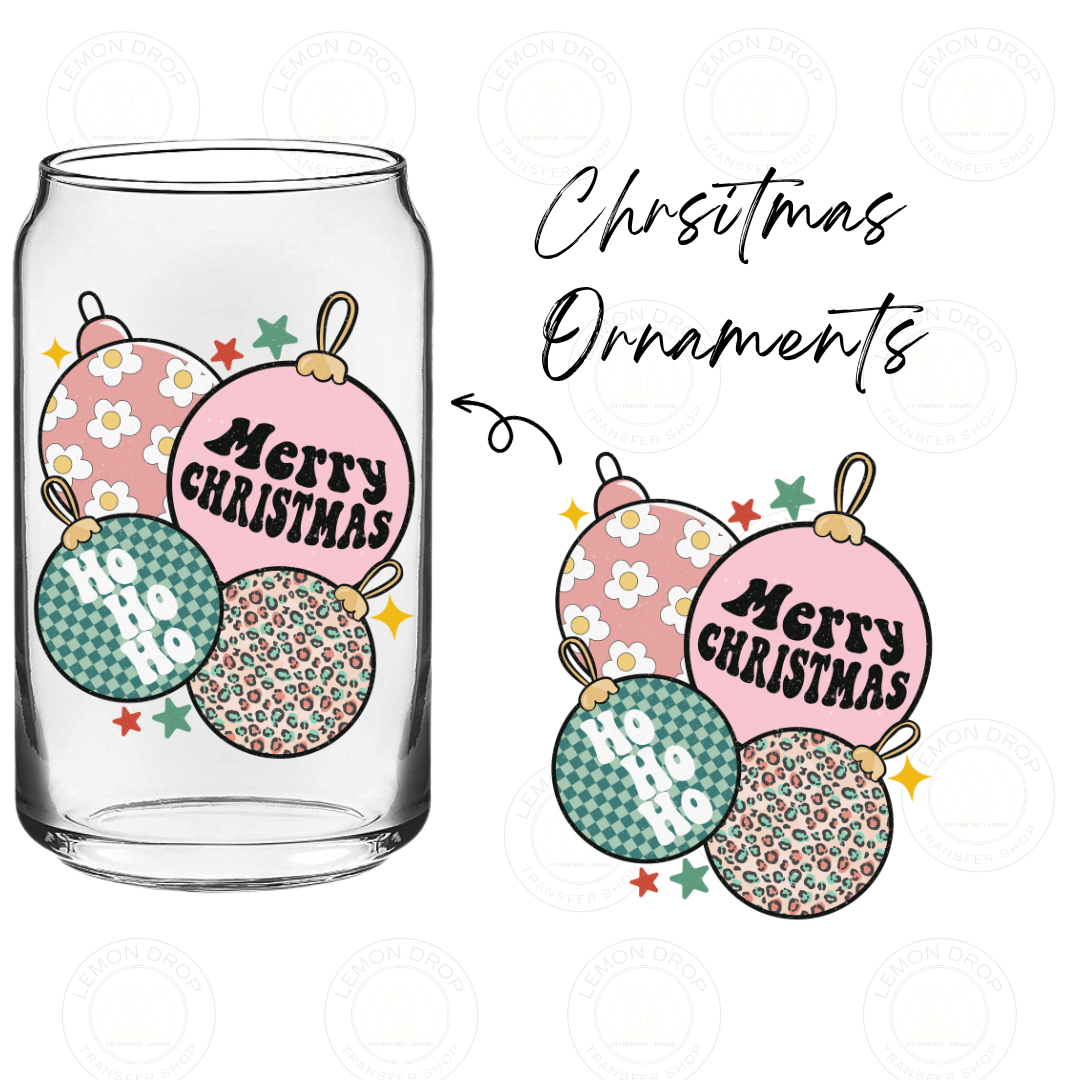 Christmas Ornaments - UV DTF STICKER