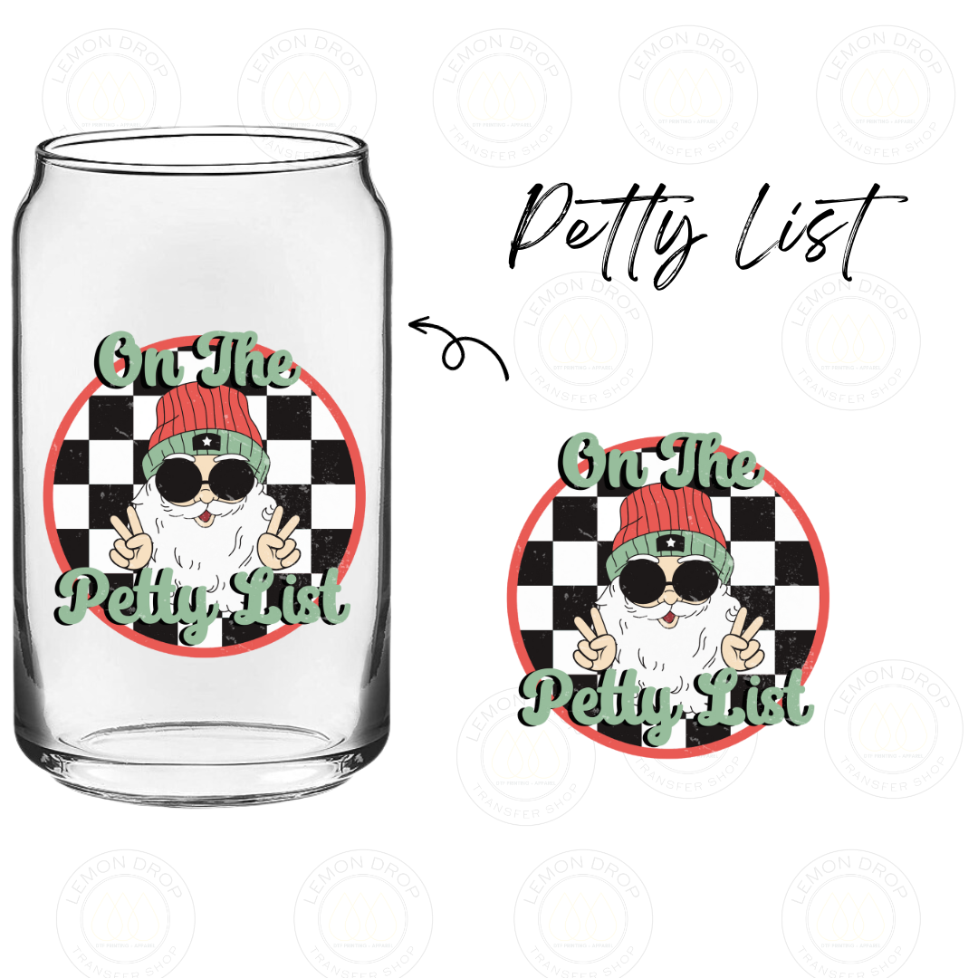 Petty List UV DTF STICKER