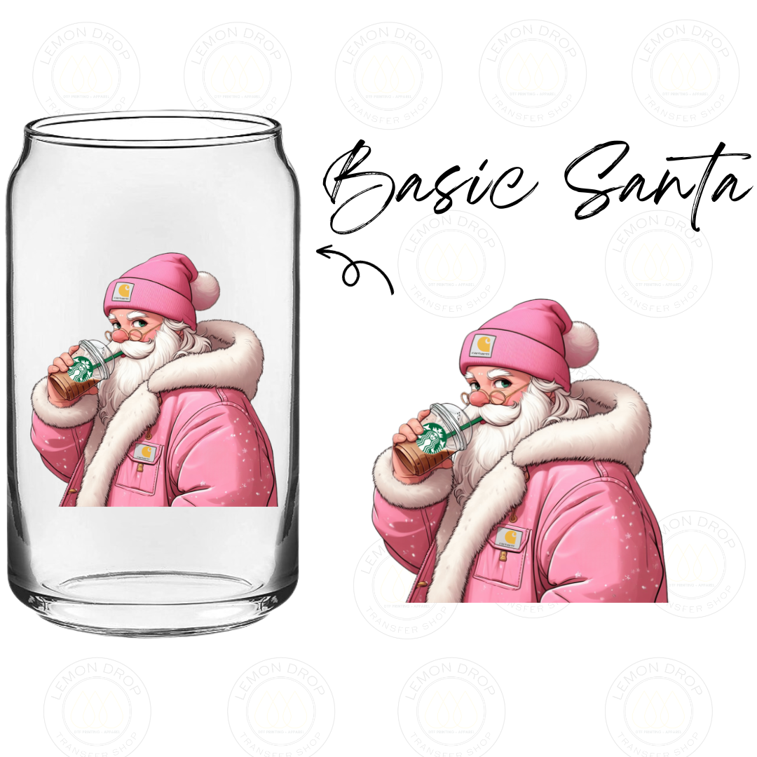 Basic Santa UV DTF STICKER