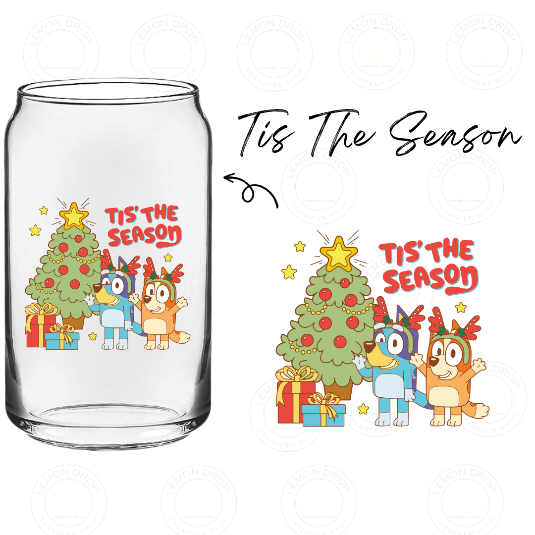 Tis The Season UV DTF STICKER