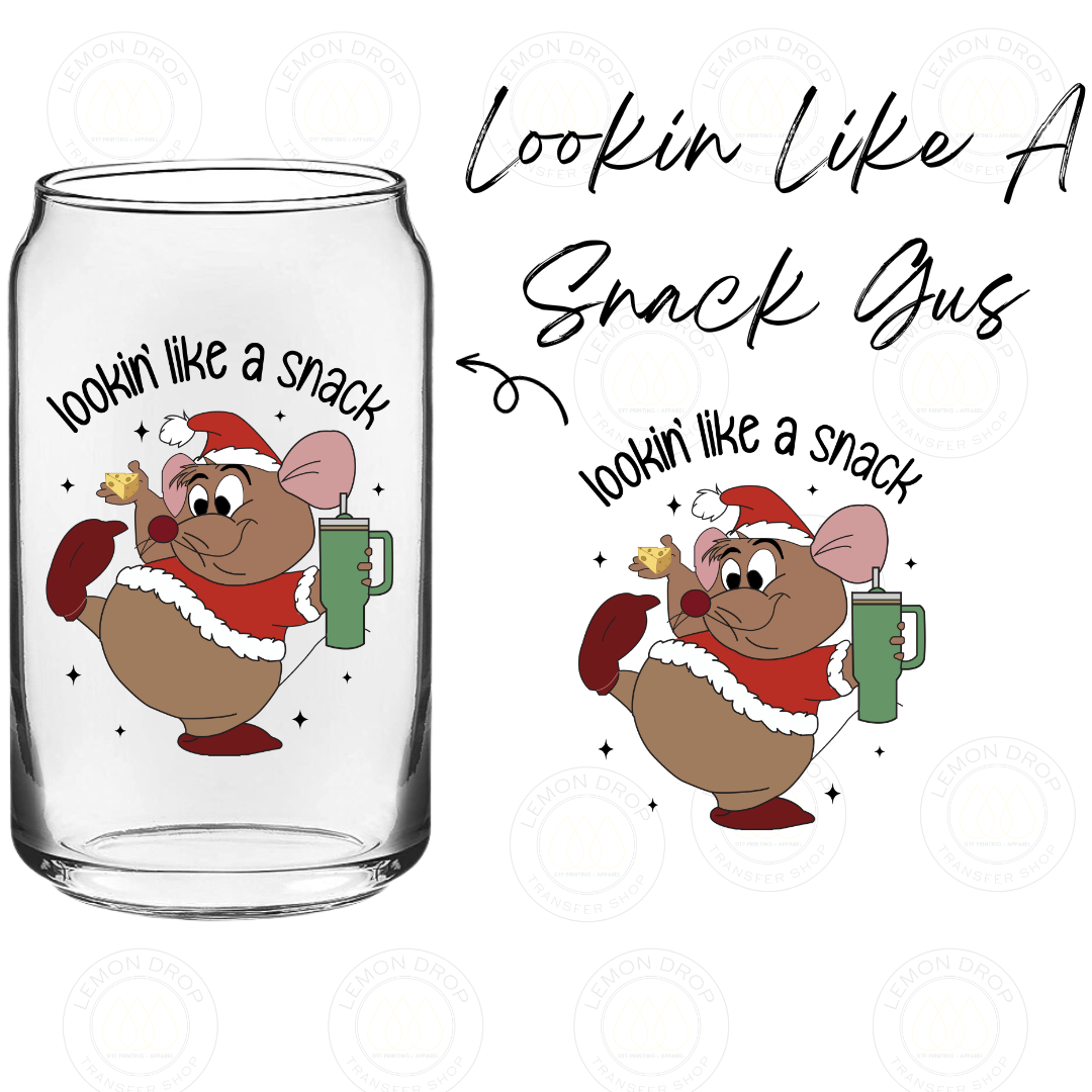 Lookin Like A Snack Gus UV DTF STICKER