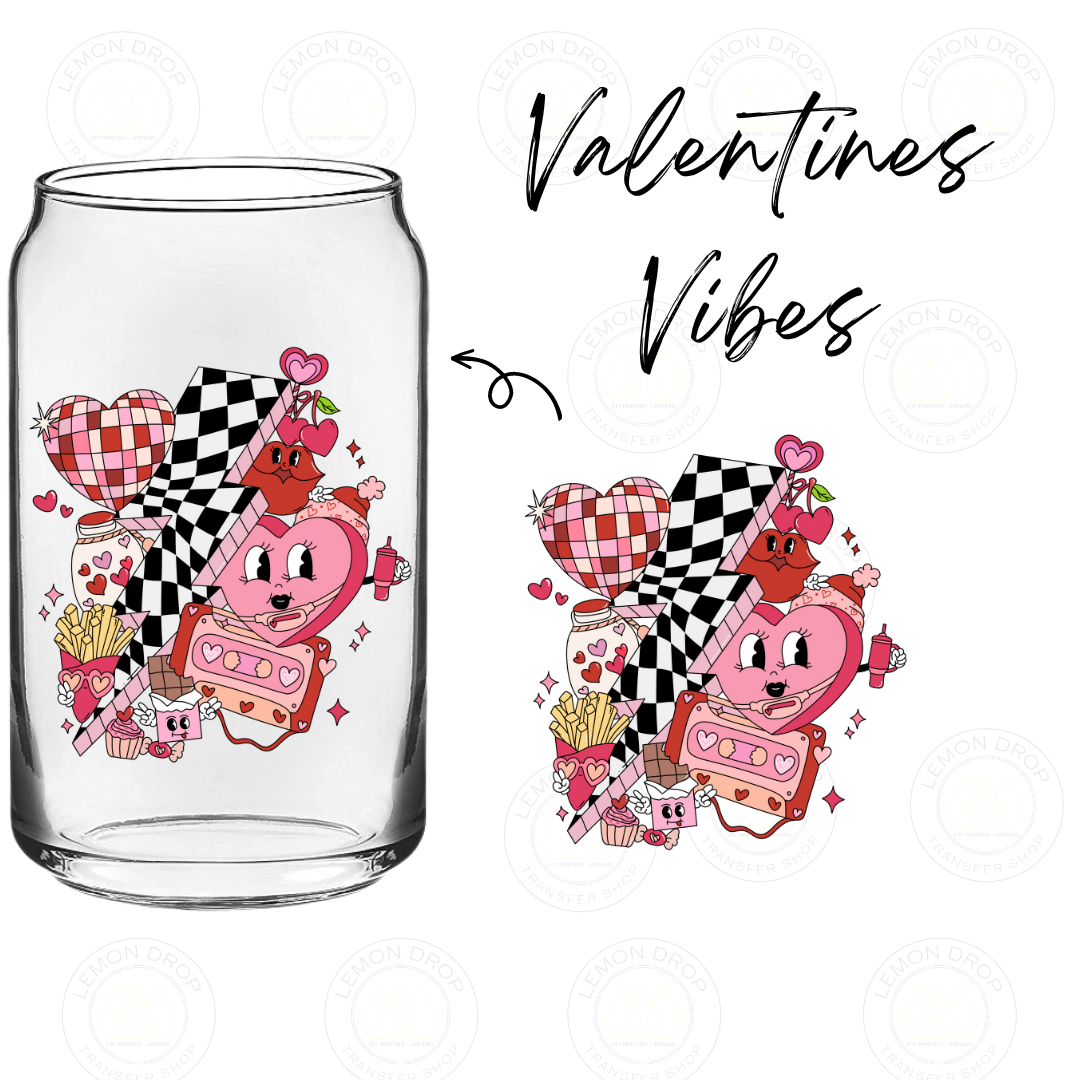 Valentines Vibes UV DTF STICKER