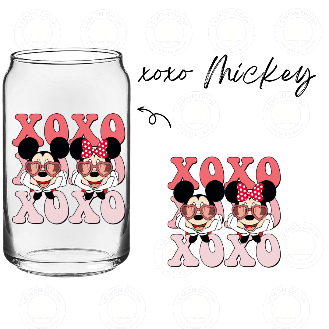 xoxo Mickey UV DTF STICKER