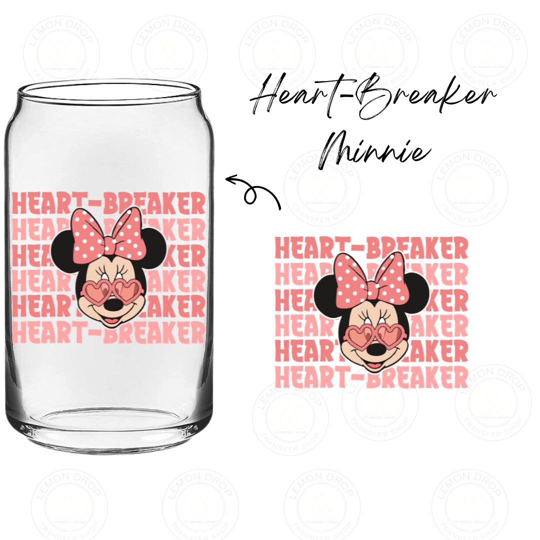 Heart-Breaker Minnie UV DTF STICKER