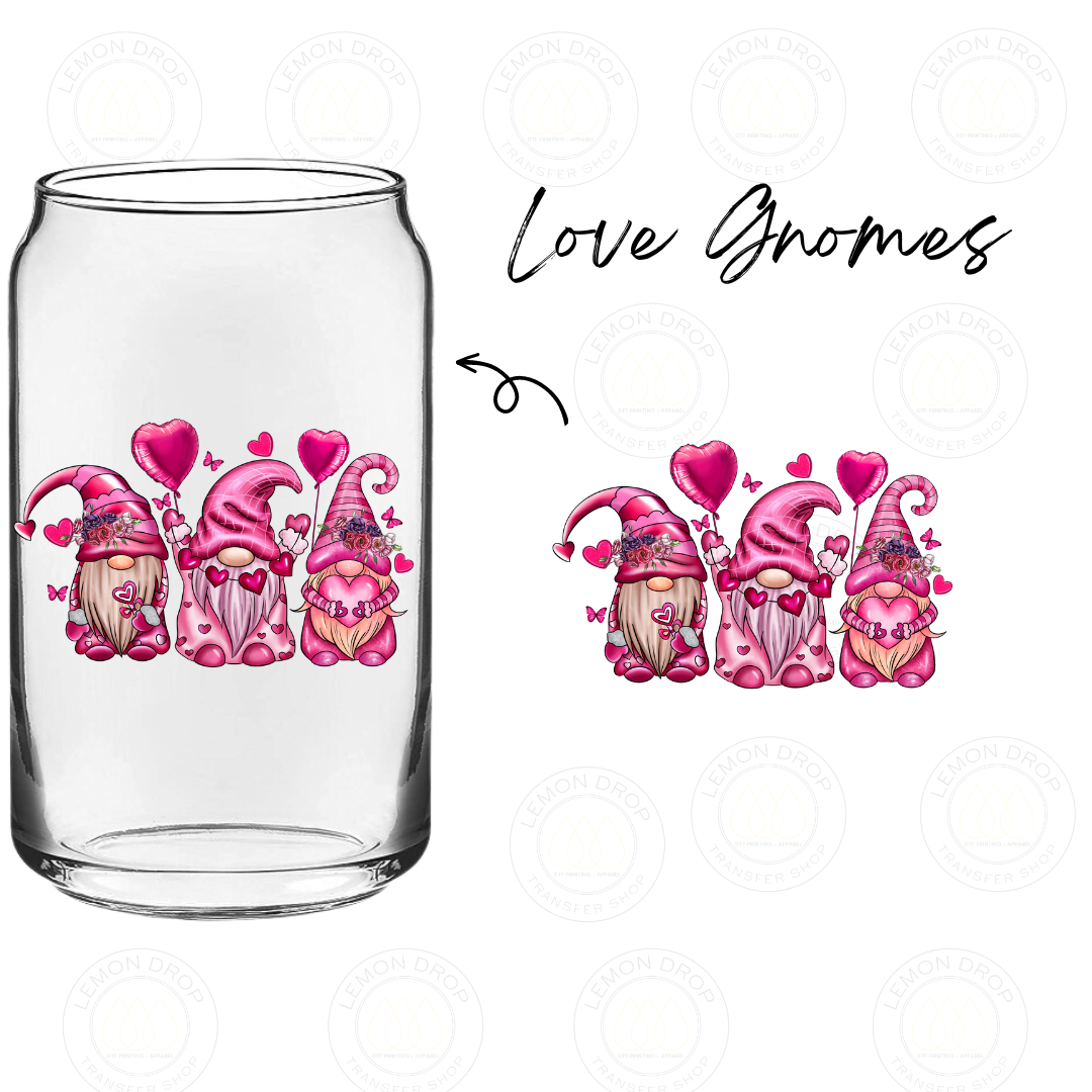 Love Gnomes UV DTF STICKER