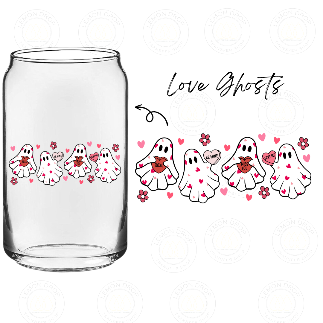 Love Ghosts UV DTF STICKER