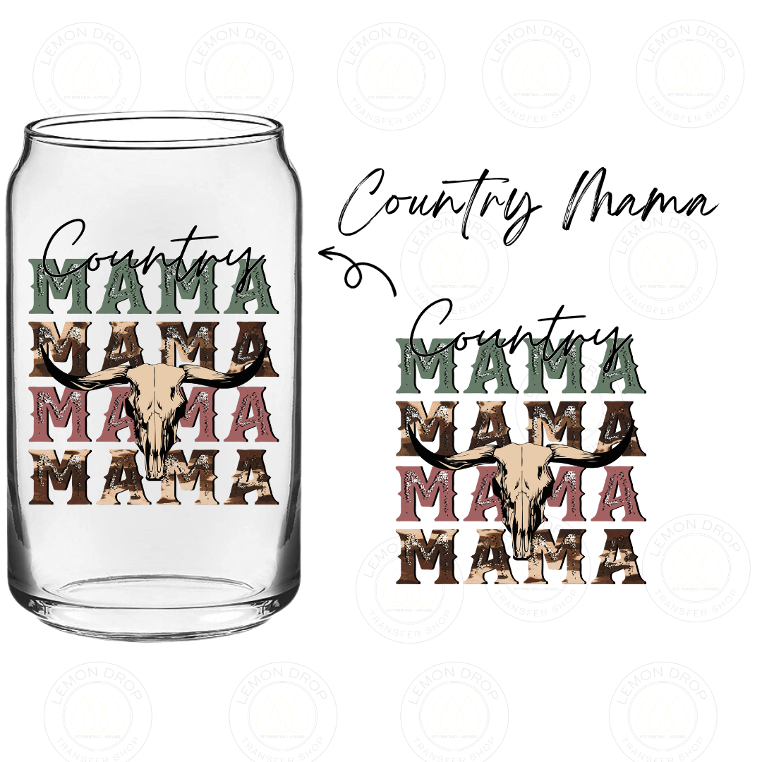 Country Mama UV DTF STICKER