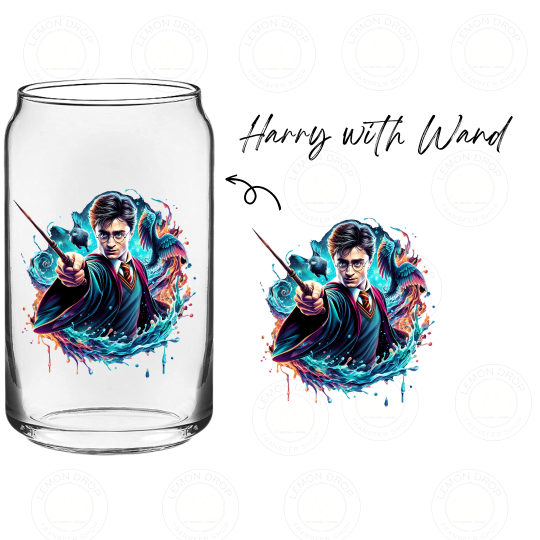 Harry with Wand UV DTF STICKER