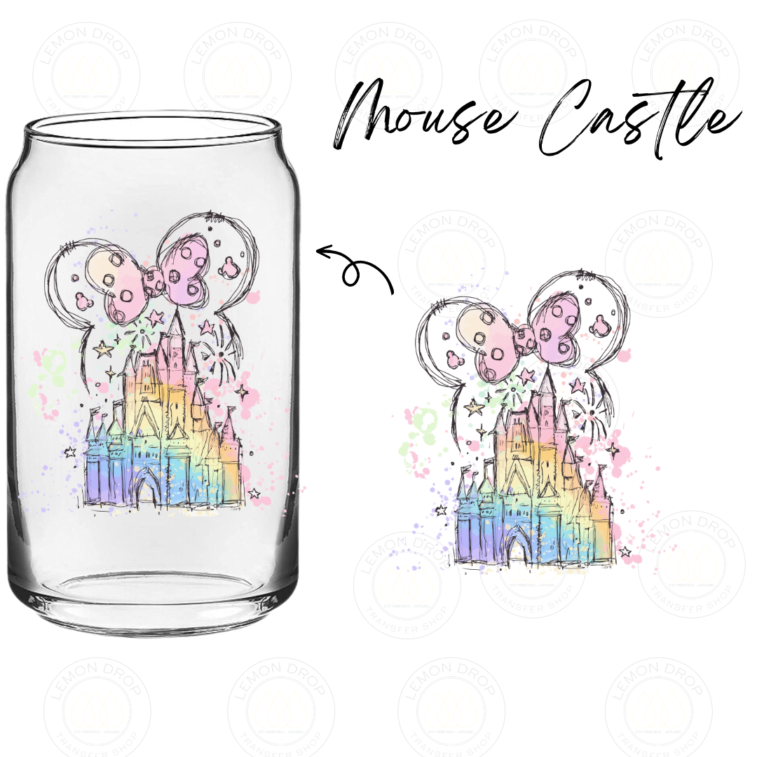 Mouse Castle UV DTF STICKER