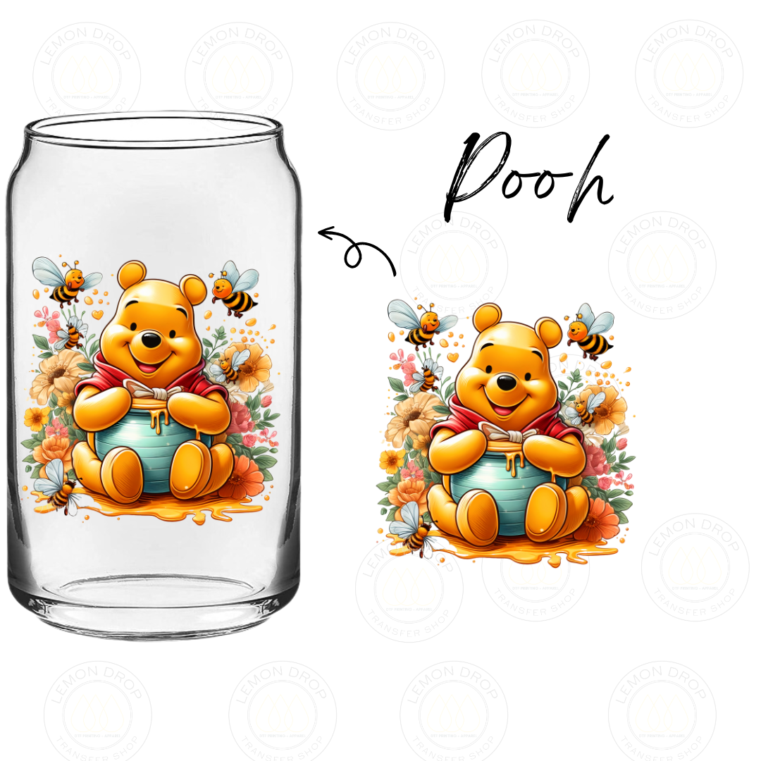 Pooh UV DTF STICKER